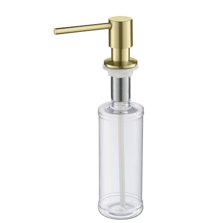 Kibi Kitchen Lead Free Solid Brass Construction Soap Dispenser KSD100BG